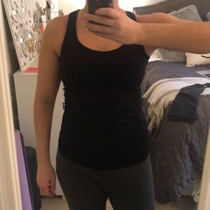 Fabletics Black Cutout Workout Top